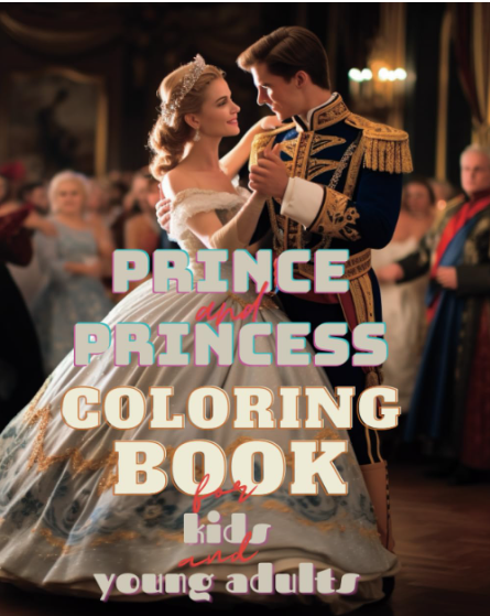 Prince and Princess Coloring Book